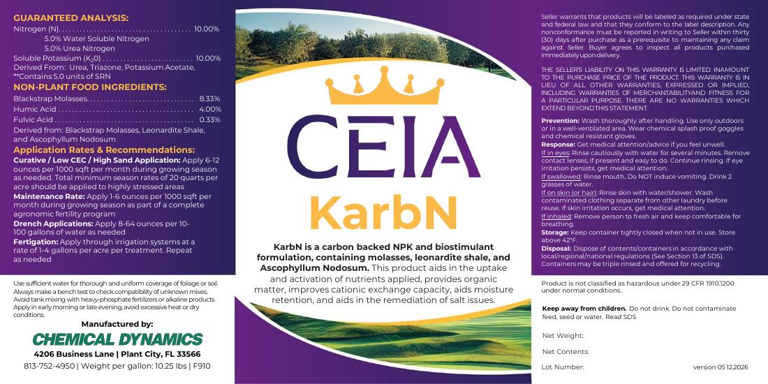 KarbN product label