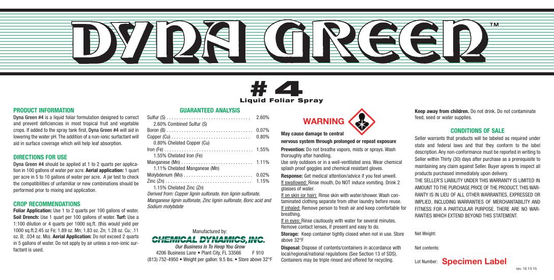 #4 product label