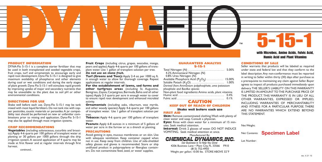 5-15-1 product label