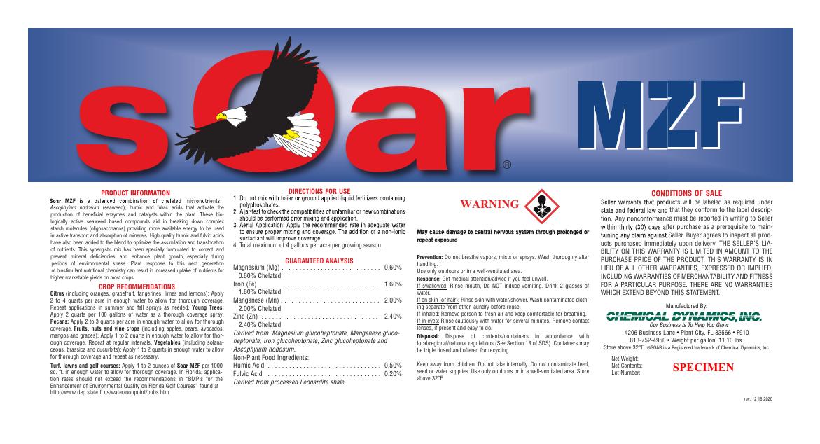 MZF product label