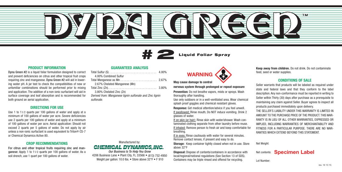 #2 product label