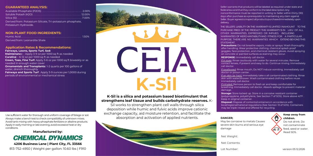 K-Sil product label